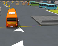 Bus parking 3D 3D autós