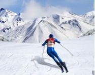 Downhill ski 3D tablet jtk