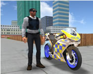 Police motorbike race simulator 3D