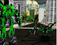 Spider robot warrior web robot spider