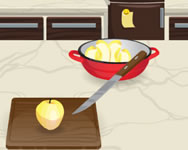 French apple pie vegan HTML5 játék