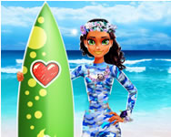 Tina surfer girl HTML5 játék