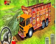 Indian cargo truck transporter