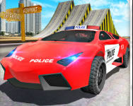 Police car stunt driver