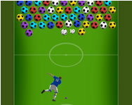 Soccer bubbles HTML5 játék