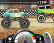 Racing monster trucks forma 1 mobil