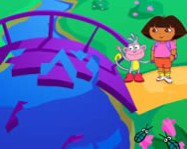 Dora puzzle bridge gyerek jtk mobiltelefon