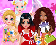 Puzzles princesses and angels new look