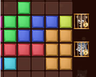 Blocks puzzle zoo HTML5 játék