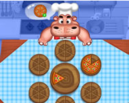 Hippo pizza chef HTML5 játék
