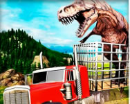 Jurassic dino transport truck