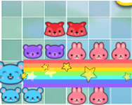 Baboo rainbow puzzle HTML5 játék