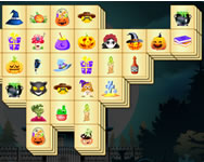 Halloween mahjong deluxe HTML5 játék