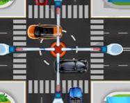 Traffic control kocsis játék HTML5 játék