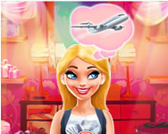 Nina airlines HTML5 játék