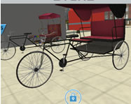 City public cycle rickshaw driving simulator