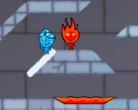 Fireboy and Watergirl 3 in the ice temple game tûz és víz