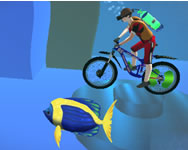 Underwater bicycle racing tracks bmx impossible stunt