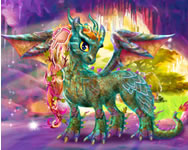 My fairytale dragon violettás